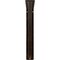 Ekena Millwork Galveston Wrought Iron Bracket, (Triple center brace), Antiqued Bronze 2"W x 10"D x 12"H BKTM02X10X12TGLABZ - alternate 7